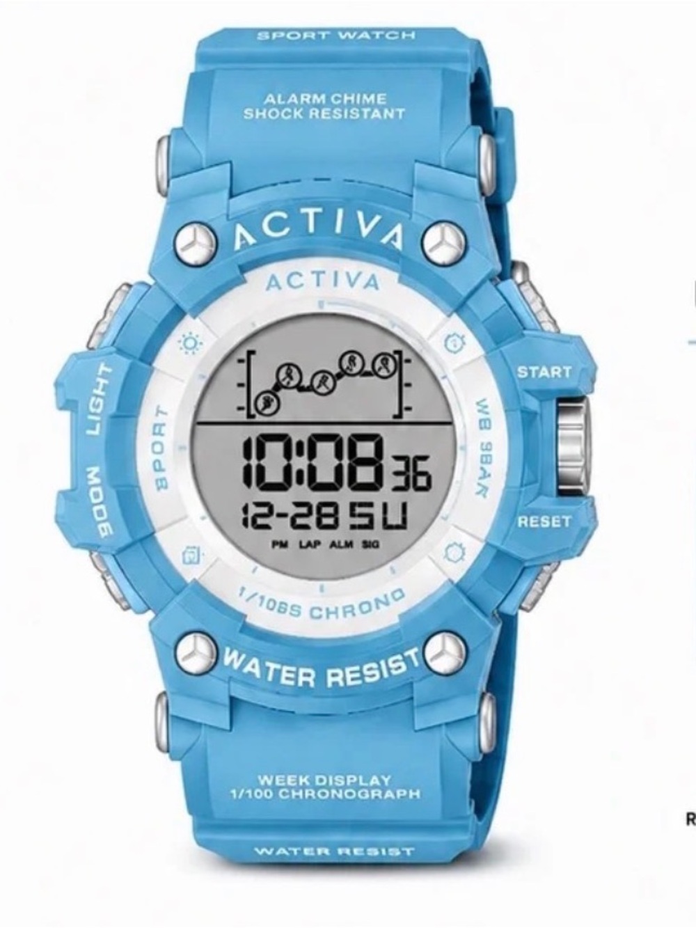 Invicta Activa Blue Digital Sport Watch NWT